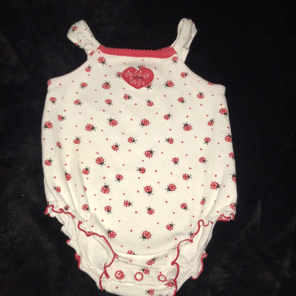 First Moments Baby onsie lady bugs 6 months